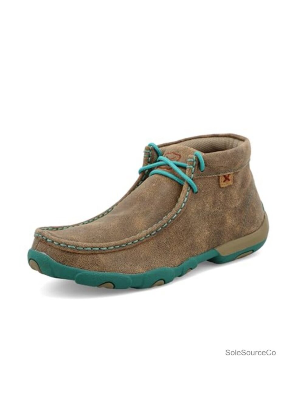 Handcrafted Leather Chukka Driving Moc Boot Lace-Up Cushioned
